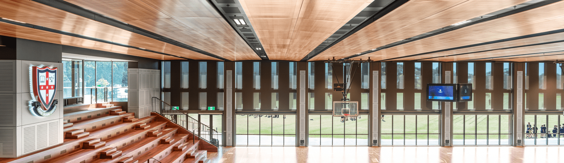 Numerous SUPAWOOD products used to complete premium school environment