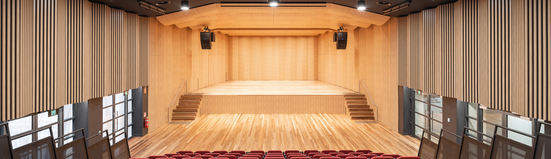 NBRS blend modern design with acoustic requirements for new auditorium project