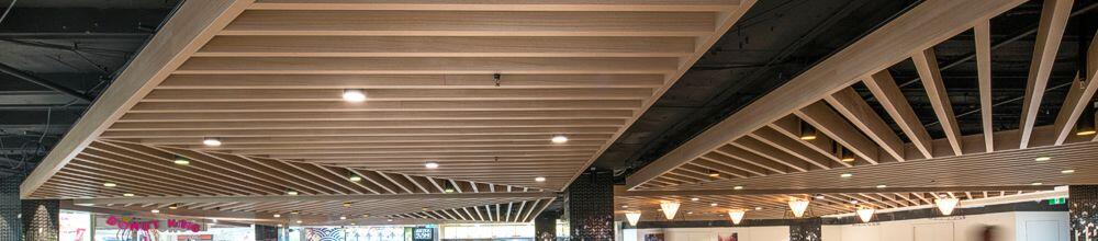 MAXI BEAM lightweight beams at Leichhardt MarketPlace Food Court.