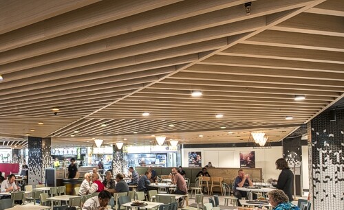 Leichhardt MarketPlace Food Court MAXI BEAM floating ceiling