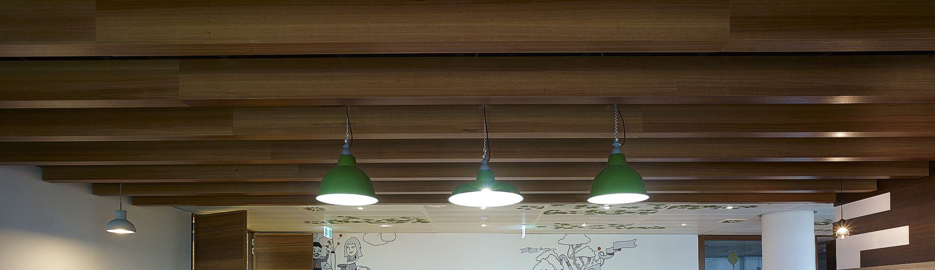 MAXI BEAM Lightweight Beams Used For Decorative Ceilings In Award Winning Workplace