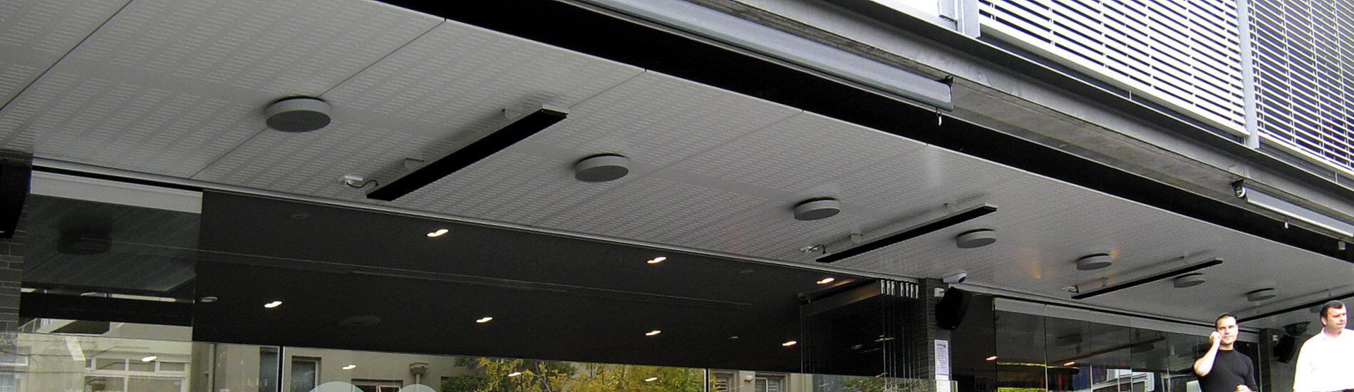 Wet sealed SUPACOUSTIC acoustic panels solve problem street noise