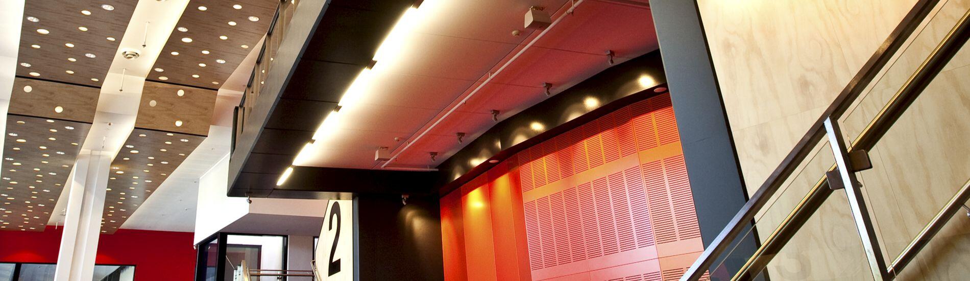 SUPALINE Decorative and Supacoustic Acoustic Panels Offers Budget Lining Solution for Art Centre