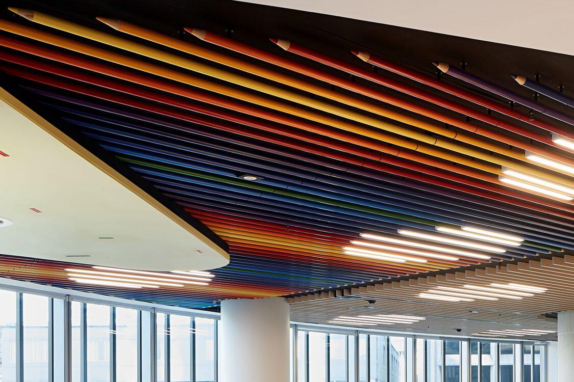 Woodside Perth - SUPASLAT Aluminium pencil ceiling