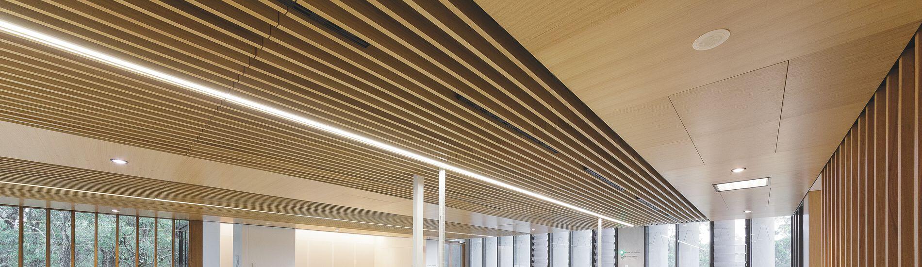 SUPASLAT Slatted and SUPACOUSTIC Acoustic Timber Panels Meet BCA Requirements