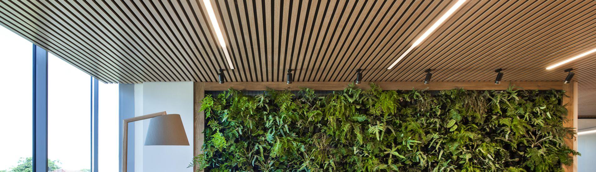 SUPASLAT Slatted Ceiling Panels Address Acoustics in Workplace Fitout
