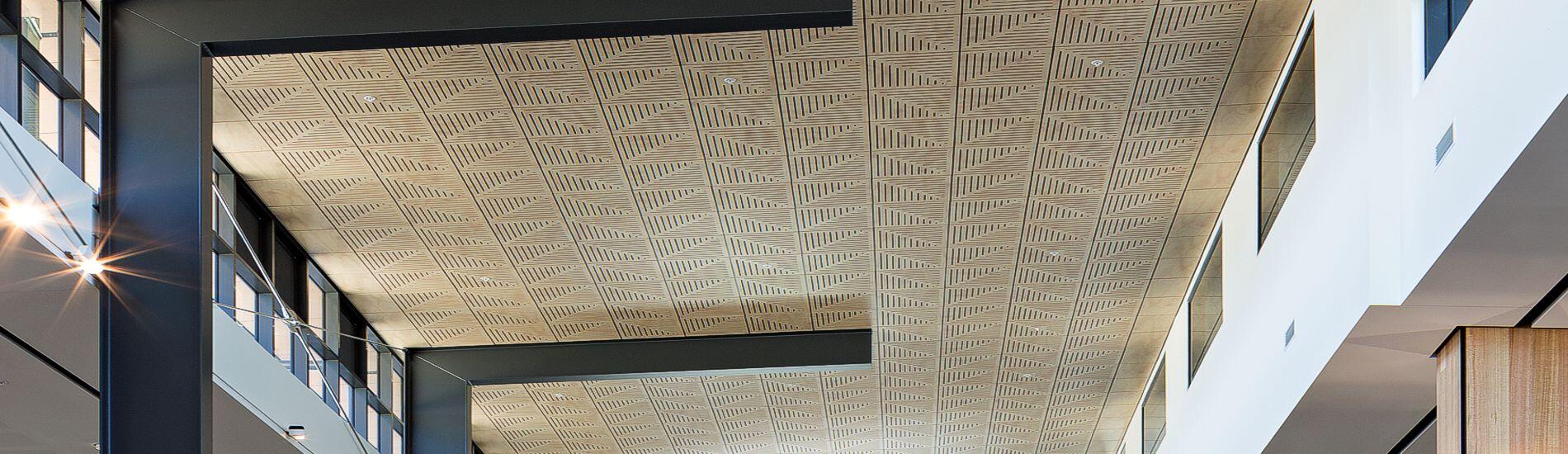 SUPATILE Acoustic Ceiling Tiles Meet BCA and Green Star Needs for Community Library