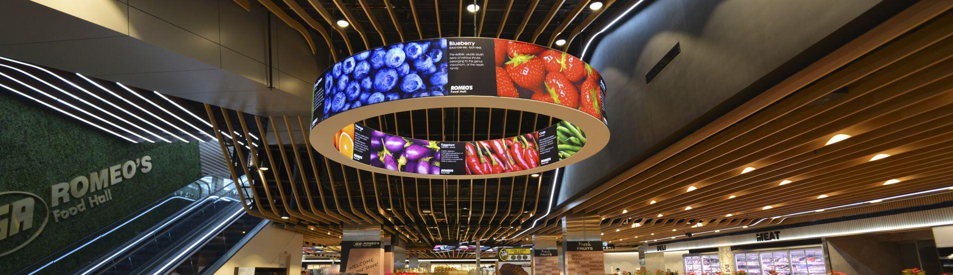 Multiple Customised SUPAWOOD Beam, Panel and Slatted Lining Products Created for Dynamic Inner City Food Hall